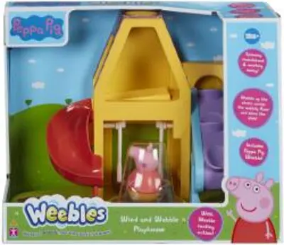 IMC Toys Weebles Peppa malac - Woobily játszótér figurával játékszett