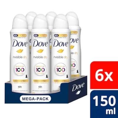 DOVE izzadásgátló, 6x150ml, többféle + hajpánt