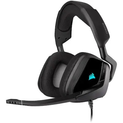 Corsair Void ELITE RGB játék fejhallgató, 7.1 surround, USB, Carbon