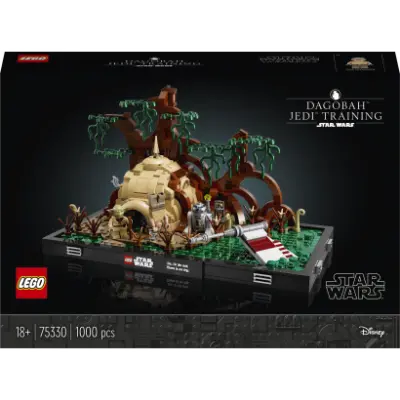 LEGO Star Wars Jedi kiképzés a Dagobah bolygón dioráma (75330)