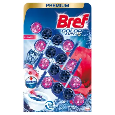 Bref Color/Power Akív toalett frissítő, 4x50g 3 féle