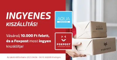 Ingyenes Foxpost csomagautomata kiszállítás 10.000 Ft felett