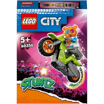 LEGO® City 60356 Medve kaszkadőr motorkerékpár