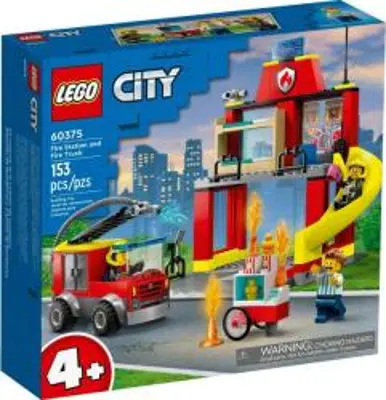 LEGO City 60375 Tűzoltóállomás és tűzoltóautó