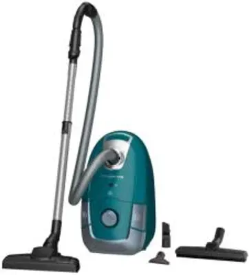 Rowenta Power XXL RO3142EA Porzsákos porszívó, 450W, Clasa A+, EffiTech technológia, 3 szűrési szint, Easy Brush, 11 m hatótávolság, Türkiz