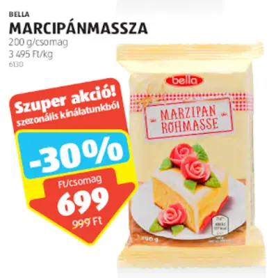 Bella Marcipánmassza, 200g