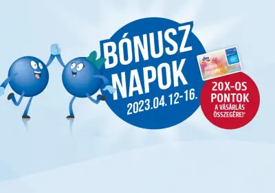 DM Bónusz napok (20x annyi pont) + kuponok