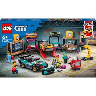 LEGO® City 60389 Egyedi autók szerelőműhelye