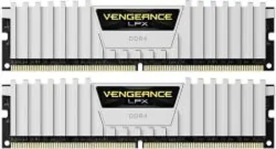 Corsair 32GB /3200 Vengeance LPX White DDR4 RAM KIT (2x16GB) (CMK32GX4M2B3200C16W)