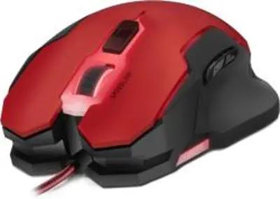 Speedlink Contus Gaming Mouse egér, Fekete-piros (SL-680002-BKRD)