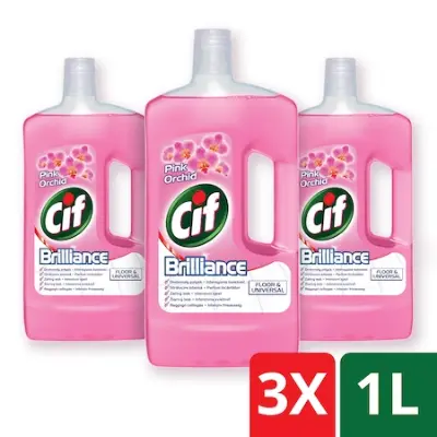 CIF Brilliance Pink / Ocean Folyékony Tisztítószer, 3x1L