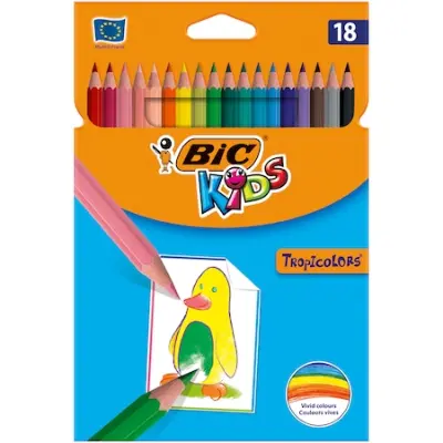 BIC KidsTropicolors Színes ceruza, 18db