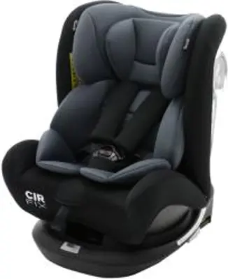 Asalvo Cirfix ISOFIX autós gyermekülés, 0-36 kg, Fekete