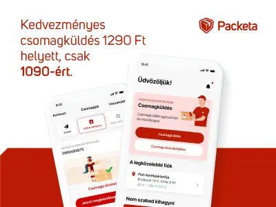 Packeta csomagfeladási kedvezmény -200Ft