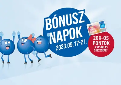 Bónusz napok (20x-os pontok)