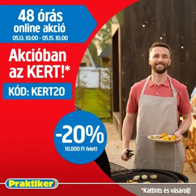 20% kedvezmény a teljes árú kertészeti termékekre