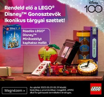 LEGO® Disney 43227 Gonosztevők ikonikus tárgyai + LEGO® Disney 40478 Mini Disney kastély