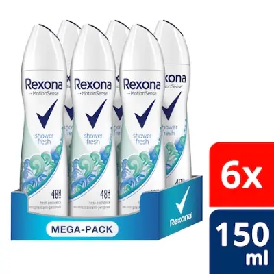 REXONA Shower Fresh izzadásgátló, 6x150ml