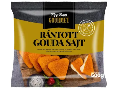 Ripp-ropp Rántott gouda sajt, 500g