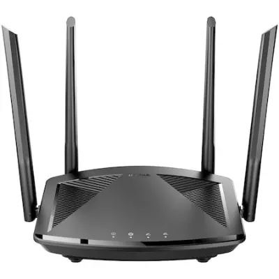 Vezeték nélküli router D-Link DIR-X1550, AX1500, kétsávos, Wi-Fi 6, 2 x MU-MIMO, OFDMA, sugárformálás, SmartConnect, Mesh támogatás