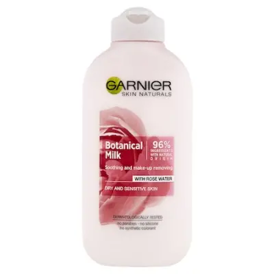 Garnier Skin Naturals Botanical Arctisztító Tej, Rózsa kivonattal, 200ml