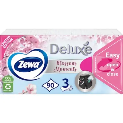 3x Zewa Deluxe 3 rétegű 90 db