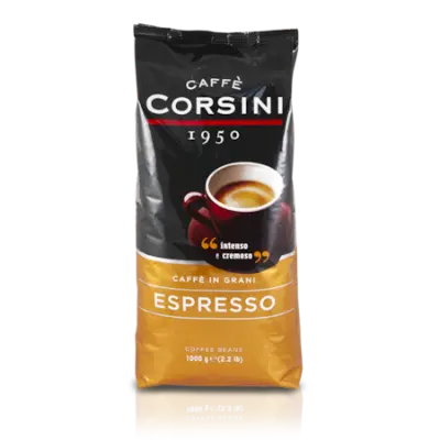 Caffe Corsini Espresso Casa, Szemes kávé, 2x1000 g