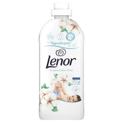 8x Lenor Sensitive Cotton Freshness textilöblítő, többféle, 48 mosáshoz, 1200 ml