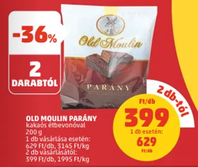 Old Moulin Parány, 200g (2 darabtól)