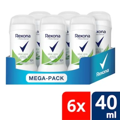 Rexona Aloe Vera női stift, 6x40 ml