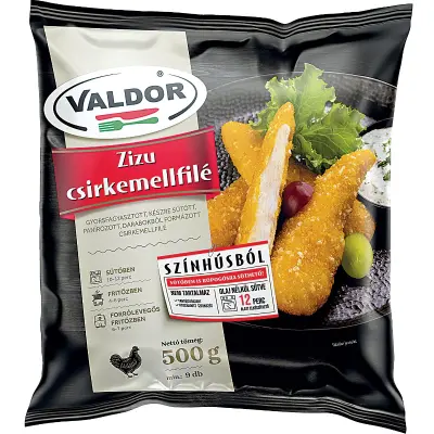 Valdor Zizu csirkemellfilé ropogós bundában, 500g