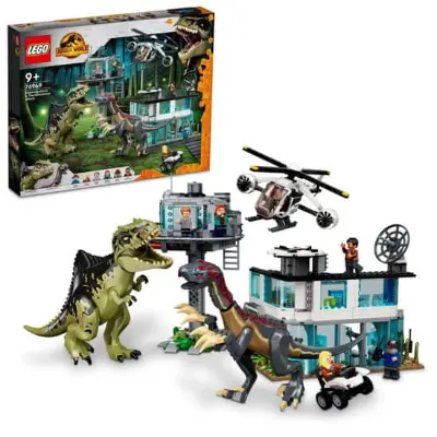 LEGO Jurassic World 76949 A Giganotosaurus és Therizinosaurus támadása