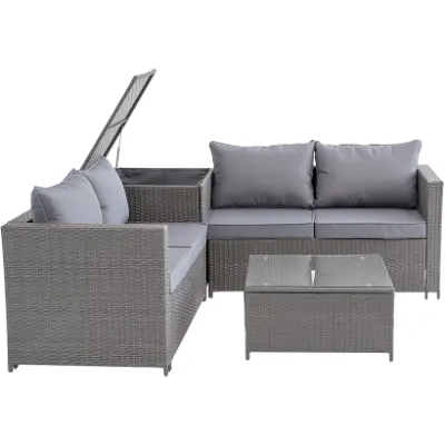 Fanny rattan sarokgarnitúra