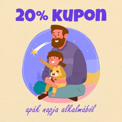 20% kedvezmény saját márkás termékekre