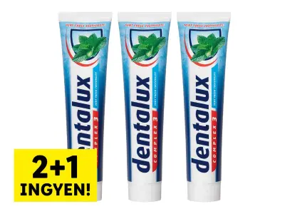 Dentalux Fogkrém, 125 ml (3 darab vásárlása esetén)