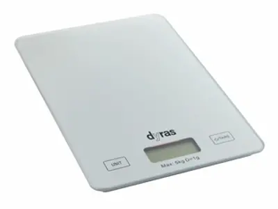 Dyras KSCL-1032WH Konyhai mérleg, Fehér