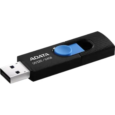 USB memória ADATA UV320, 64 GB, 3.2, fekete / kék