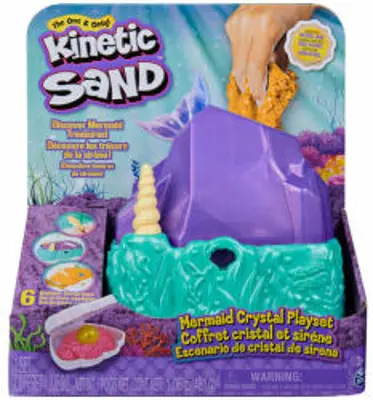 Spin Master Kinetic Sand: Kristály sellő játékszett (6064333)