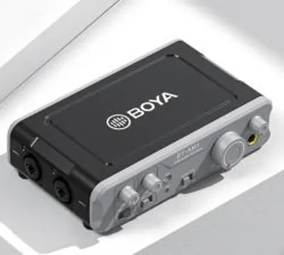 BOYA by-AM1 Két csatornás USB audio mixer / konver