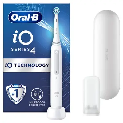 Oral-B iO 4 Elektromos Fogkefe, Fehér