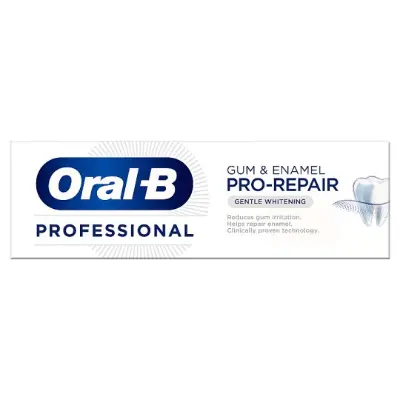 Oral-B Professional Gum & Enamel Pro-Repair Gentle Whitening Fogkrém, 75 ml