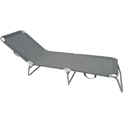 La Proromance Folding Lounger 6002 Anthracite strand nyugágy