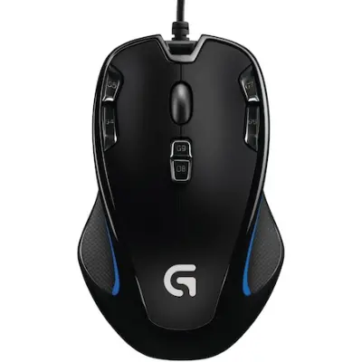 Logitech G300S játék egér, fekete/kék