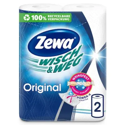 Zewa Wisch & Weg Original háztartási papírtörlő, 2 rétegű, tekercs