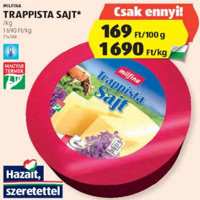 Milfina Trappista sajt (/kg)