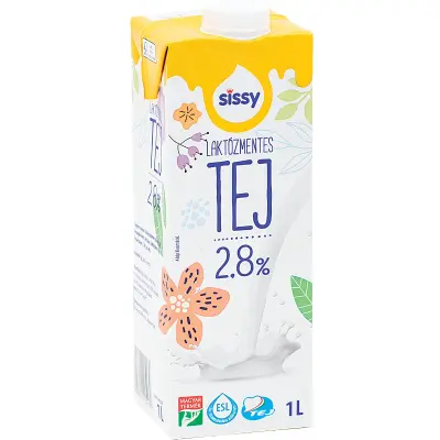Sissy laktózmentes esl tej, 1l