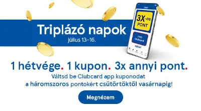 Triplázó napok (3x annyi pont)