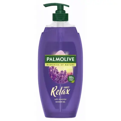 3x Palmolive Memories of Nature Sunset Relax pumpás tusfürdő, 750 ml