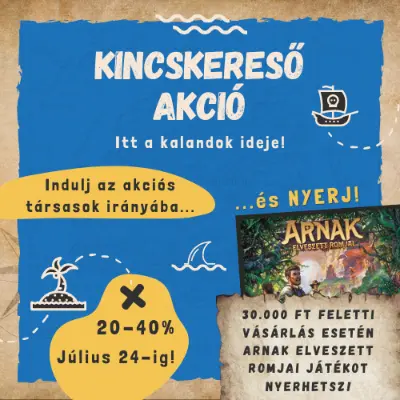 Kincskereső társasjáték akció