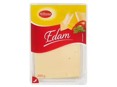 Milbona Szeletelt edámi sajt, 200 g